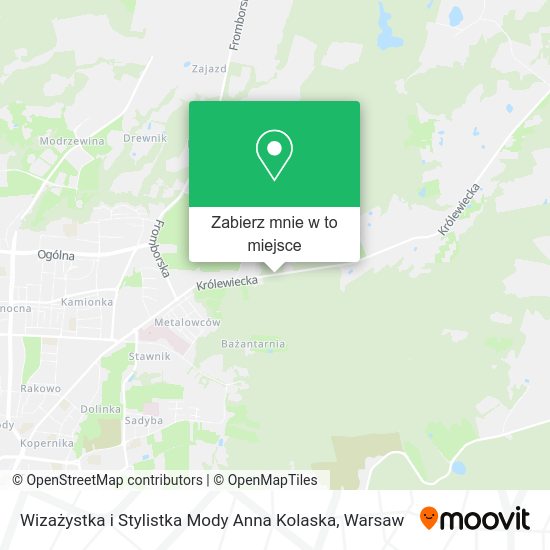 Mapa Wizażystka i Stylistka Mody Anna Kolaska