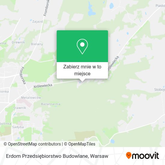 Mapa Erdom Przedsiębiorstwo Budowlane