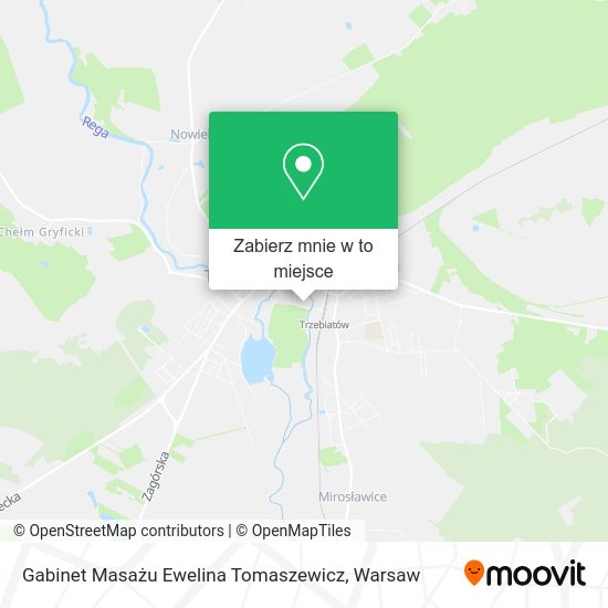 Mapa Gabinet Masażu Ewelina Tomaszewicz