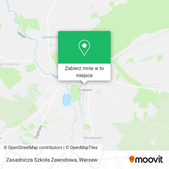 Mapa Zasadnicza Szkoła Zawodowa