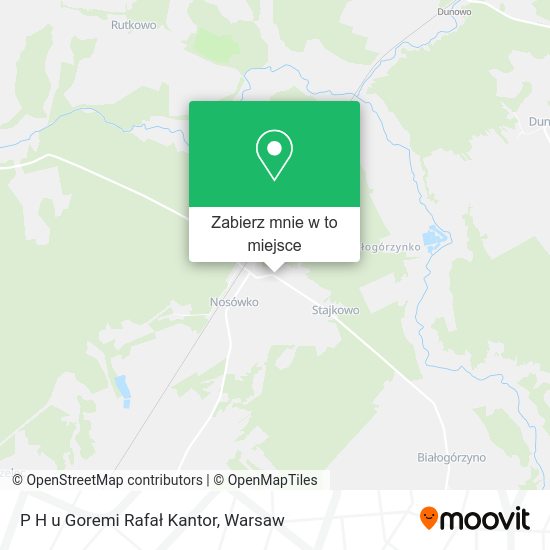 Mapa P H u Goremi Rafał Kantor