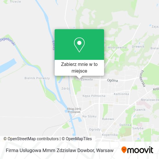 Mapa Firma Usługowa Mmm Zdzisław Dowbor