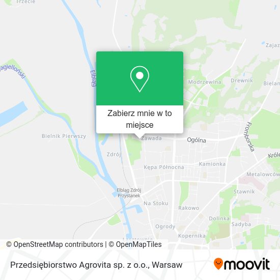 Mapa Przedsiębiorstwo Agrovita sp. z o.o.