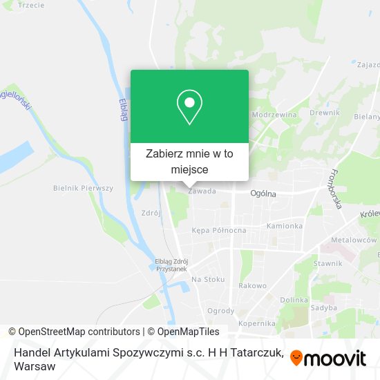 Mapa Handel Artykulami Spozywczymi s.c. H H Tatarczuk