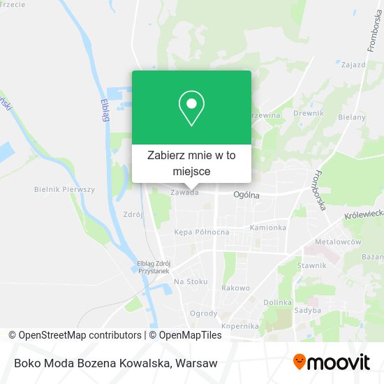 Mapa Boko Moda Bozena Kowalska