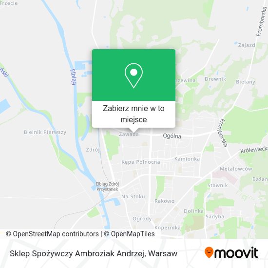 Mapa Sklep Spożywczy Ambroziak Andrzej