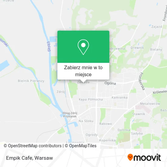 Mapa Empik Cafe