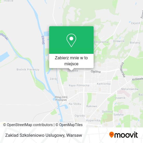 Mapa Zaklad Szkoleniowo Uslugowy