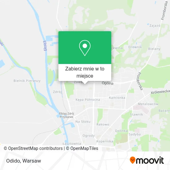 Mapa Odido