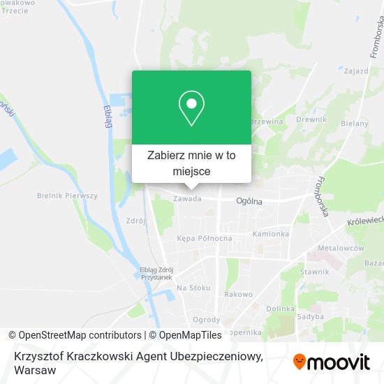 Mapa Krzysztof Kraczkowski Agent Ubezpieczeniowy