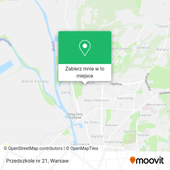 Mapa Przedszkole nr 21