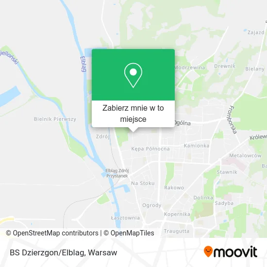 Mapa BS Dzierzgon/Elblag