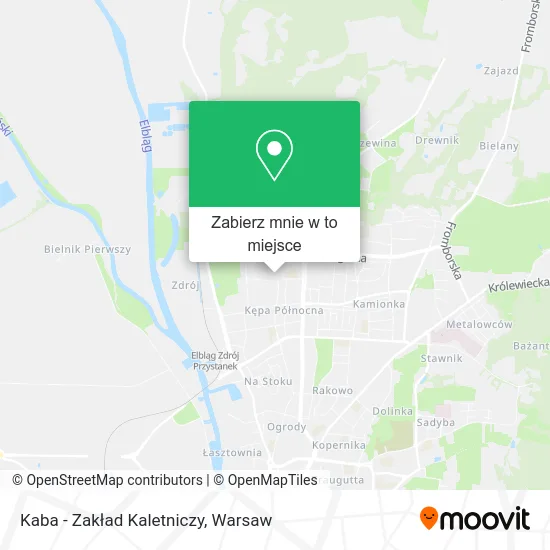 Mapa Kaba - Zakład Kaletniczy