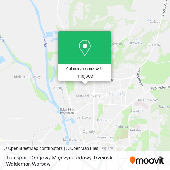 Mapa Transport Drogowy Międzynarodowy Trzciński Waldemar