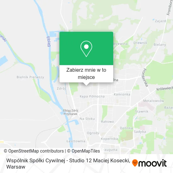 Mapa Wspólnik Spółki Cywilnej - Studio 12 Maciej Kosecki