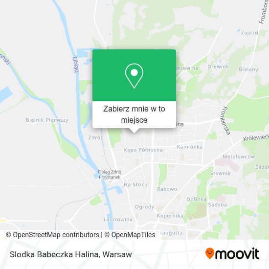 Mapa Slodka Babeczka Halina