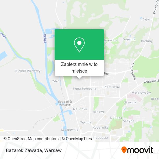 Mapa Bazarek Zawada