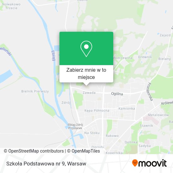 Mapa Szkoła Podstawowa nr 9