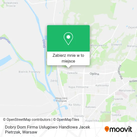 Mapa Dobry Dom Firma Usługowo Handlowa Jacek Pietrzak