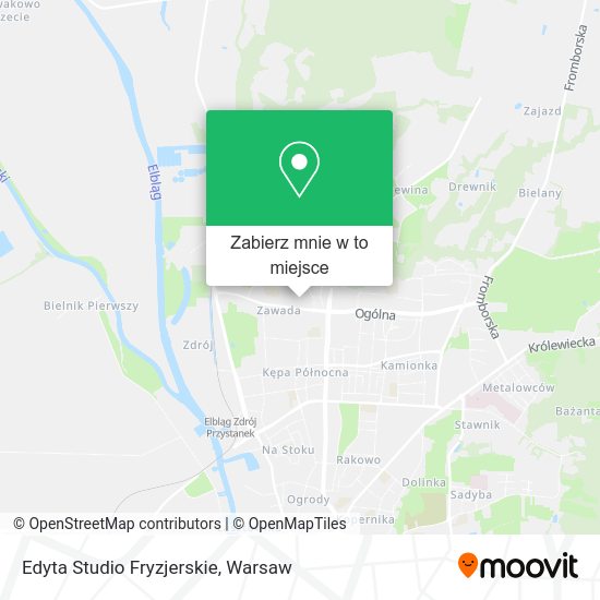 Mapa Edyta Studio Fryzjerskie