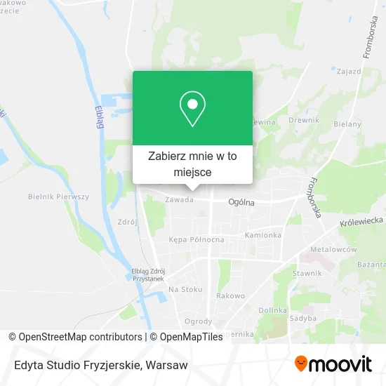 Mapa Edyta Studio Fryzjerskie