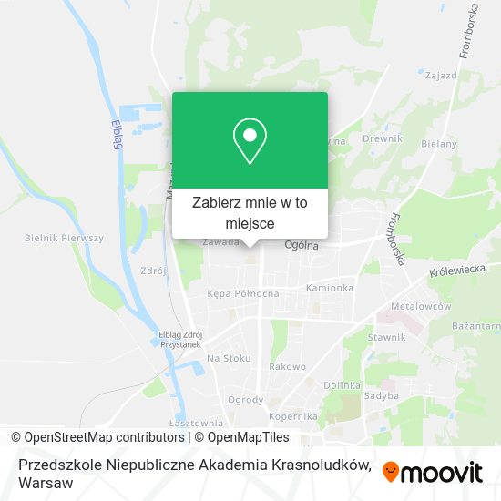 Mapa Przedszkole Niepubliczne Akademia Krasnoludków