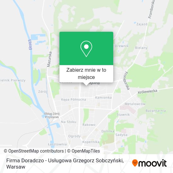 Mapa Firma Doradczo - Usługowa Grzegorz Sobczyński