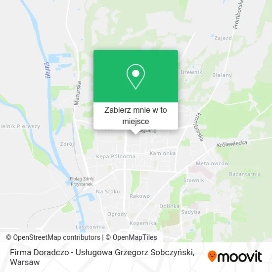 Mapa Firma Doradczo - Usługowa Grzegorz Sobczyński