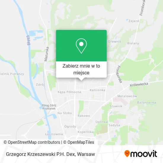 Mapa Grzegorz Krzeszewski P.H. Dex