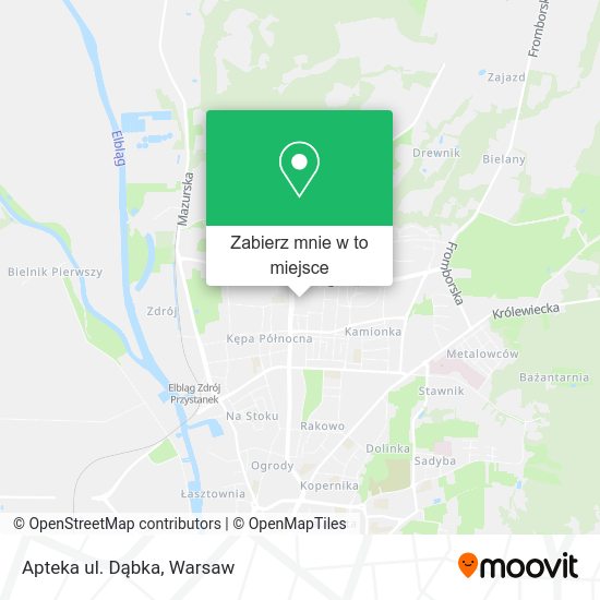 Mapa Apteka ul. Dąbka