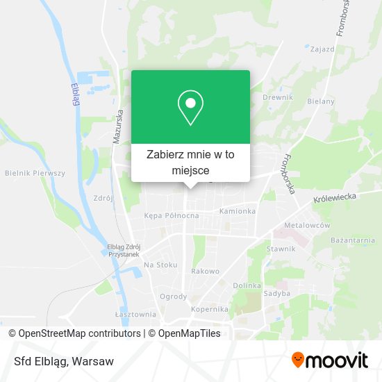 Mapa Sfd Elbląg