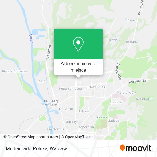 Mapa Mediamarkt Polska