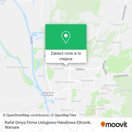 Mapa Rafał Gmys Firma Usługowo-Handlowa Eltronik