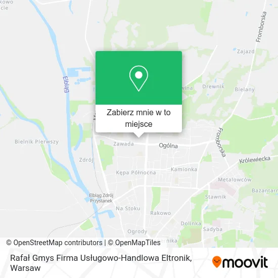 Mapa Rafał Gmys Firma Usługowo-Handlowa Eltronik