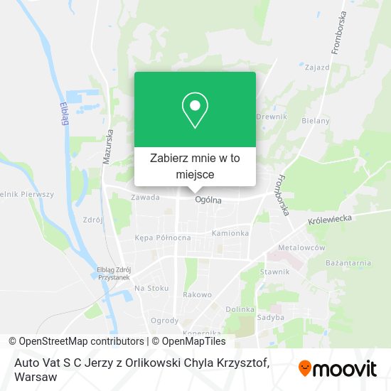 Mapa Auto Vat S C Jerzy z Orlikowski Chyla Krzysztof