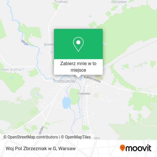 Mapa Woj Pol Zbrzezniak w G