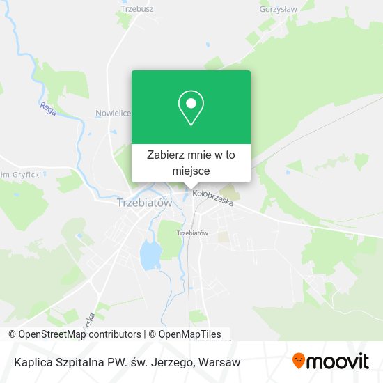 Mapa Kaplica Szpitalna PW. św. Jerzego