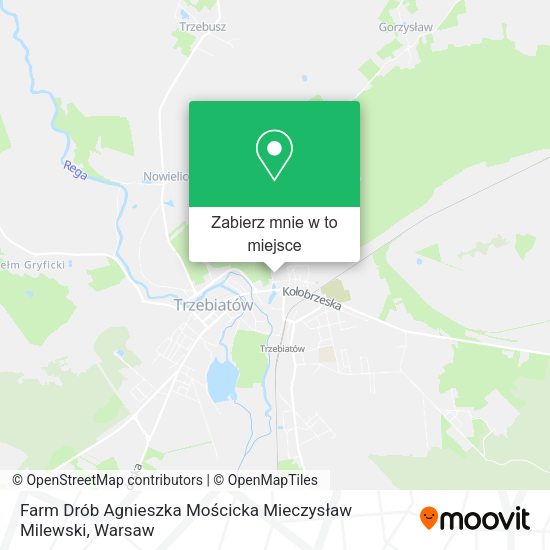 Mapa Farm Drób Agnieszka Mościcka Mieczysław Milewski