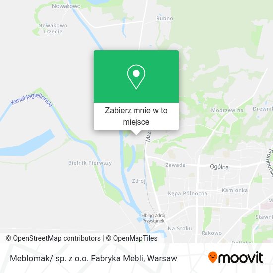 Mapa Meblomak/ sp. z o.o. Fabryka Mebli