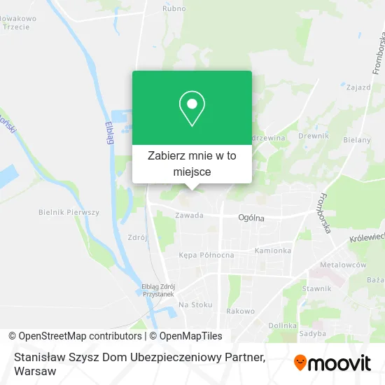Mapa Stanisław Szysz Dom Ubezpieczeniowy Partner