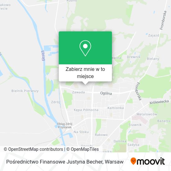 Mapa Pośrednictwo Finansowe Justyna Becher