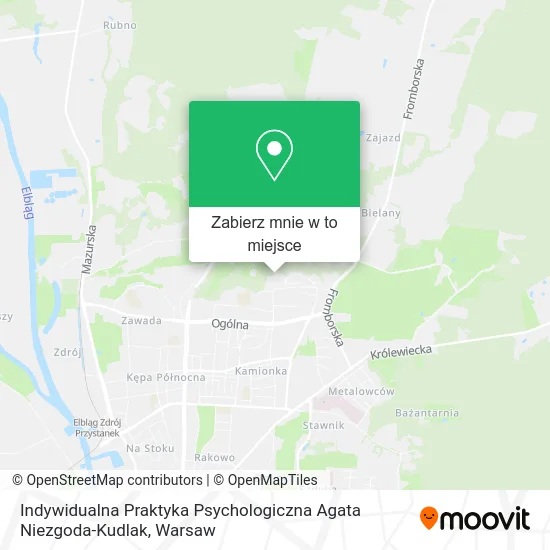 Mapa Indywidualna Praktyka Psychologiczna Agata Niezgoda-Kudlak