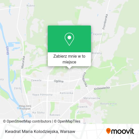 Mapa Kwadrat Maria Kolodziejska