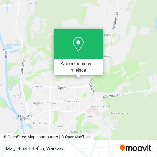 Mapa Magiel na Telefon