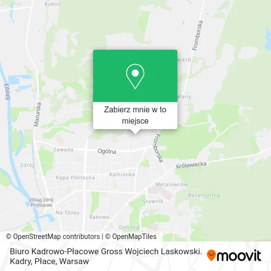 Mapa Biuro Kadrowo-Płacowe Gross Wojciech Laskowski. Kadry, Płace