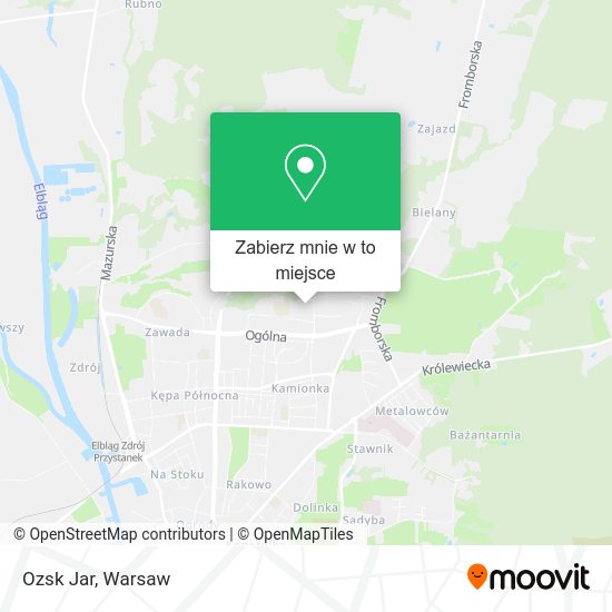 Mapa Ozsk Jar