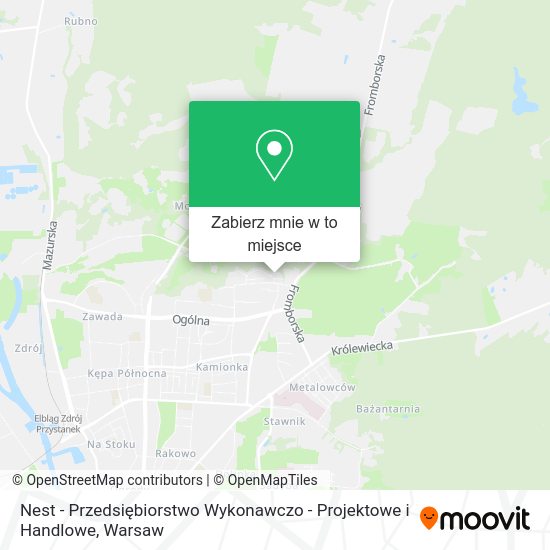 Mapa Nest - Przedsiębiorstwo Wykonawczo - Projektowe i Handlowe