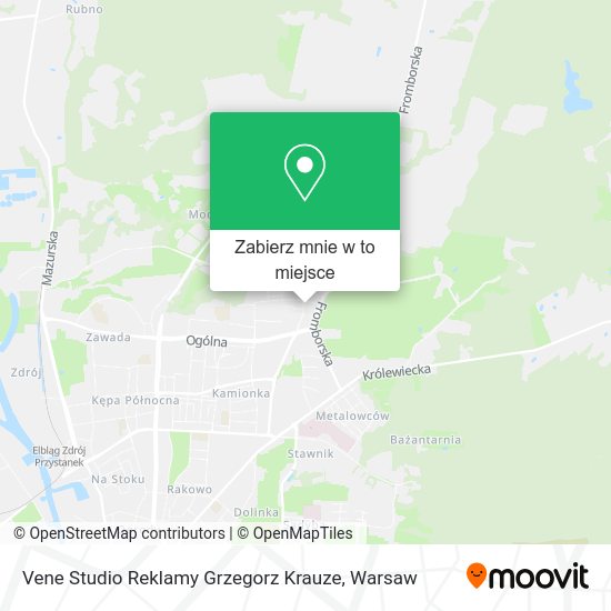 Mapa Vene Studio Reklamy Grzegorz Krauze