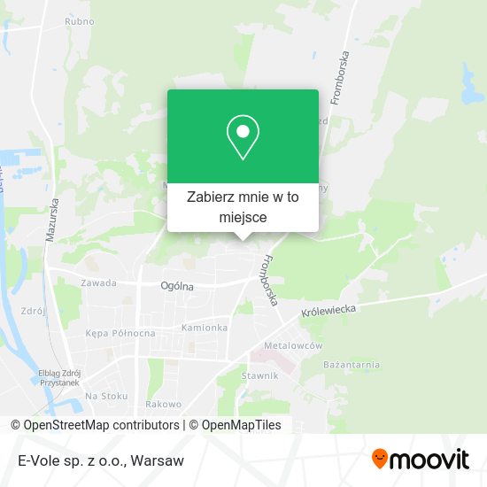 Mapa E-Vole sp. z o.o.