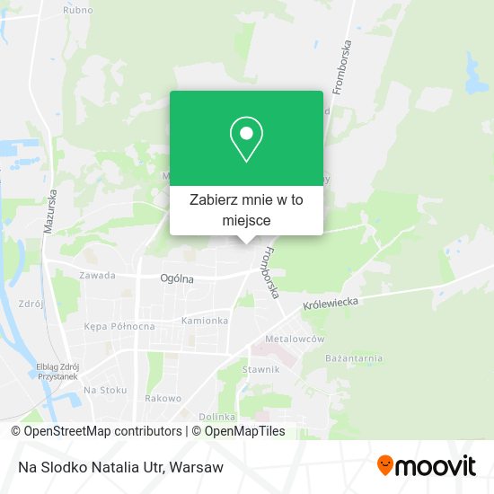 Mapa Na Slodko Natalia Utr